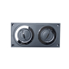 HC-B-12489-3 WIND OUTLET CHROME CIRCLE WITHOUT LIGHT