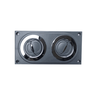 HC-B-12489-3 WIND OUTLET CHROME CIRCLE WITHOUT LIGHT