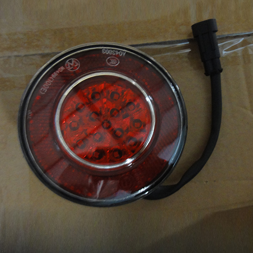 HC-B-2084 BUS LED ROUND LAMP 24V RED FOR TAIL LAMP