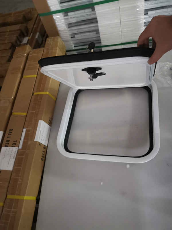 HC-B-67017 RV bus body accessory hatch door with lock