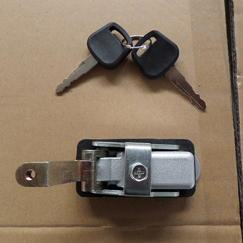 HC-B-10048 auto parts black silver zinc alloy bus side door lock