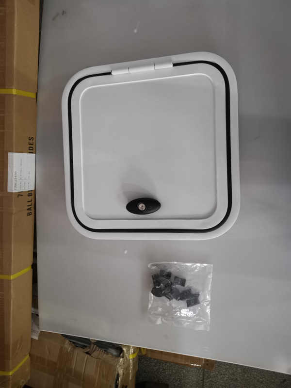 HC-B-67017 RV bus body accessory hatch door with lock