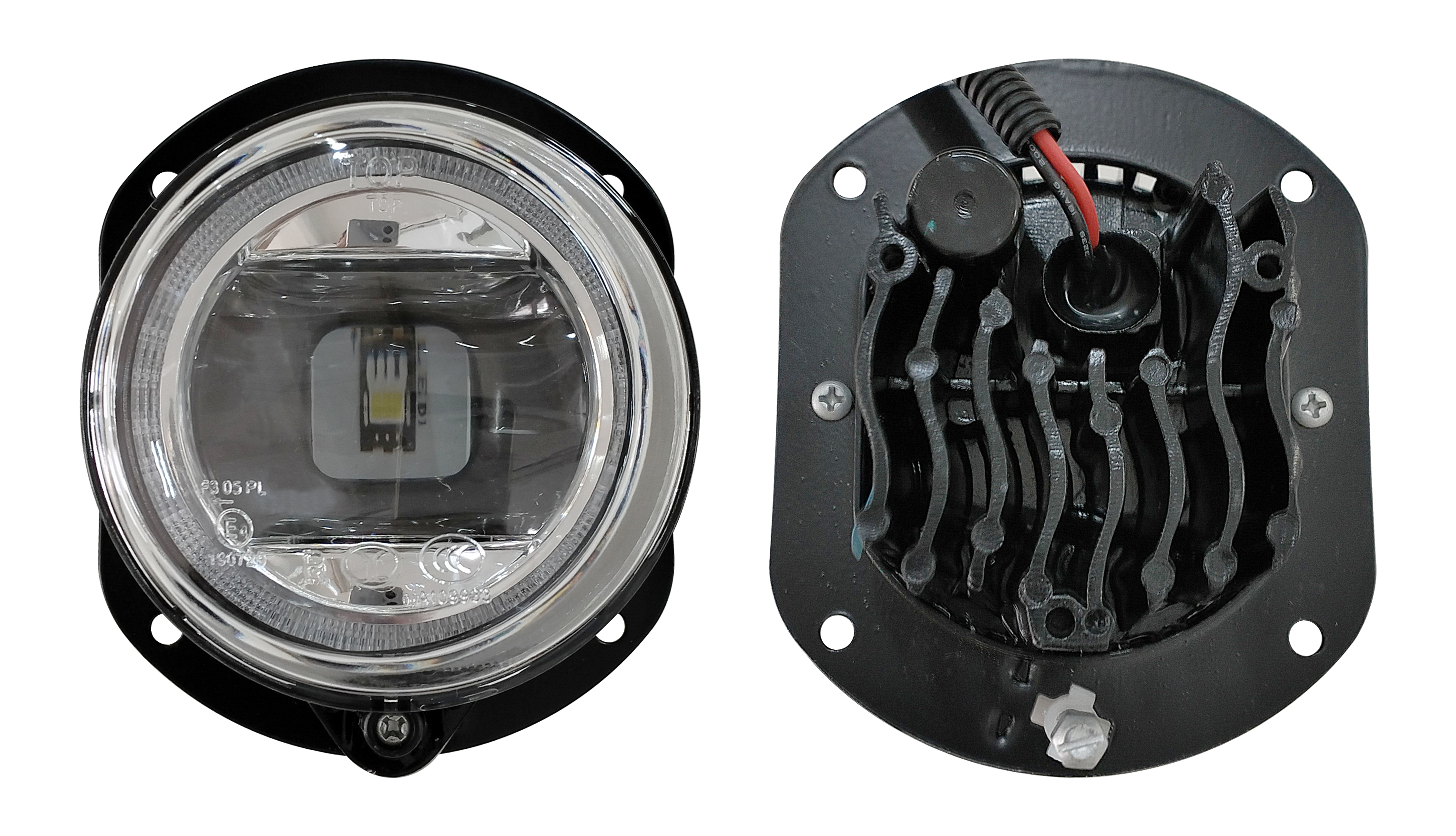 HC-B-4126 High Brightness 89mm Diameter LED Front Fog Lamp for Bus Auxiliary Lighting