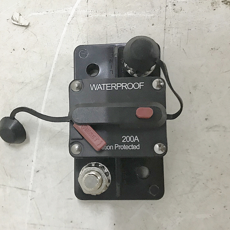 HC-O-2110 100 Amp Circuit Breaker with Manual Reset for Car Marine Trolling Motors Boat ATV Manual Power Protect for Audio System Fuse, 12V-48VDC, Waterproof (100A)