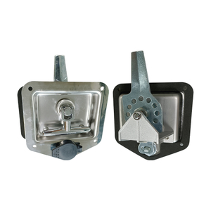 HC-B-10177-2 AUTO PARTS ENGINEERING TRUCK LOCK WITH KEY SILVER