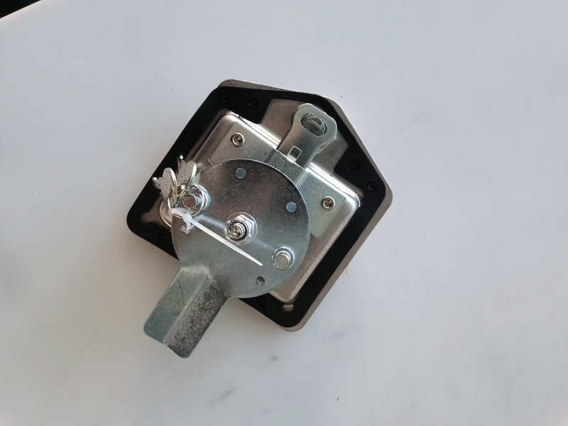 HC-B-10177-3 AUTO PARTS ENGINEERING TRUCK LOCK WITH KEY SILVER 304SS