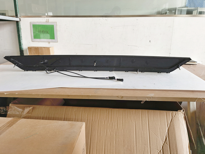 HC-B-24112 Bus Front Decoration Board with 24V LED Light for Kinglong Navigator 6129