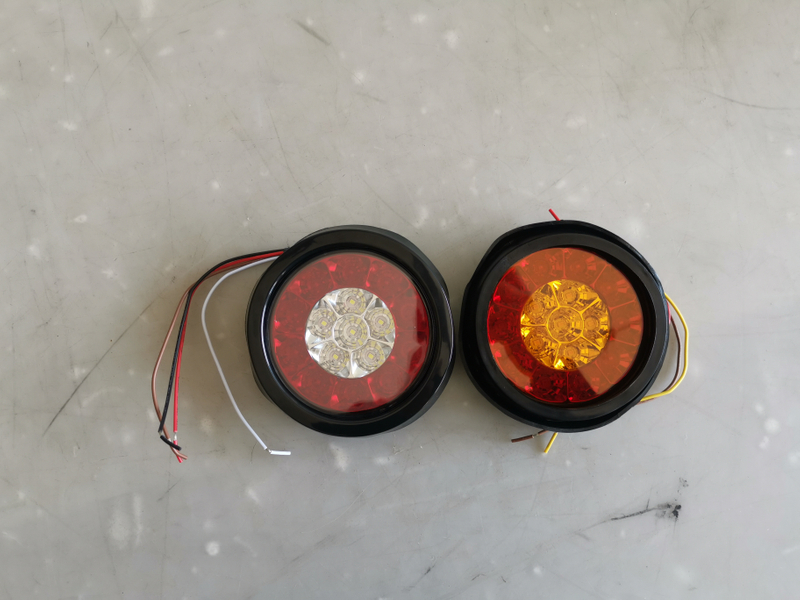 HC-T-5809-2 Auto spare parts back tail light rear led lamp round universal