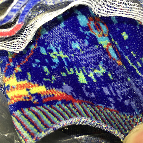 HC-B-17058 double rapier bus coach seat fabric bus parts