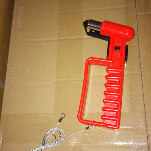 HC-B-8004 BUS EMERGENCY HAMMER 45 # STEEL OR ABS WITH BLACK BOTTOM