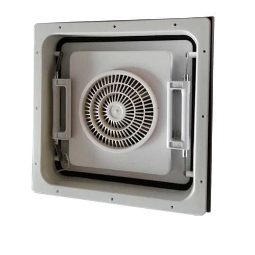 HC-B-7004 BUS 550B AUTO SKYLIGHT WITH VENTILATION FAN SIZE:550*550*105MM HOLE SIZE:500*500*R45