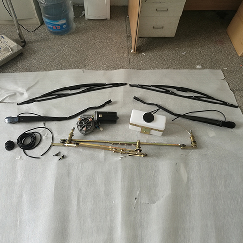 HC-B-48001 OVERLAPPED WIPER ASSEMBLY ,CENTRE DISTANCE OF WIPER LINKAGE 1980-1720MM, MOTOR MODEL: 180W,24V/12V, WIPER BLADE 1000-900MM, WIPER ARM 850-750MM, WASHER 3.5L