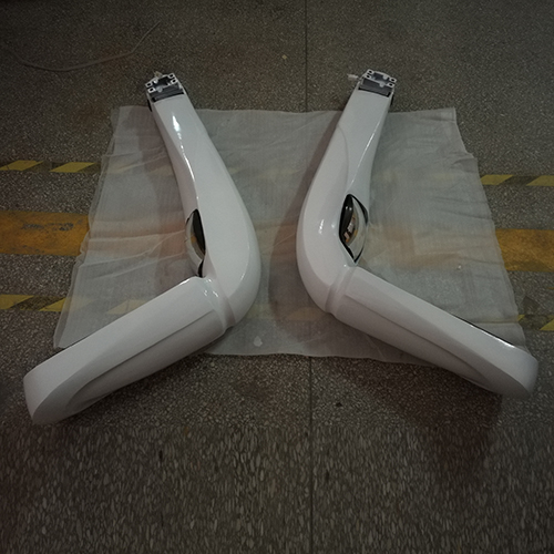 HC-B-11115 UNIVERSAL WHITE BUS REAR VIEW MIRROR