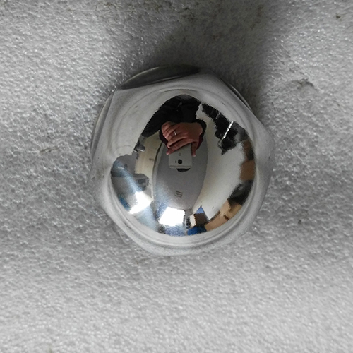 HC-B-50048 304 stainless steel bus wheel cap centers cap nut bus parts