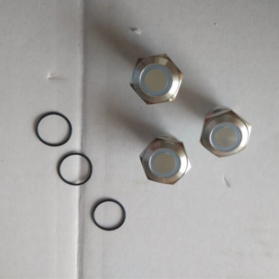 HC-O-2012 Bus metal botton with blue light