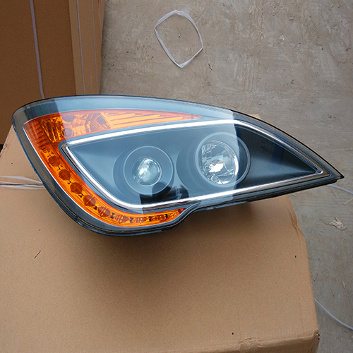HC-B-1358 Black Led Head Lamp Front Lamp Lighting Lamp for Bus 638*380