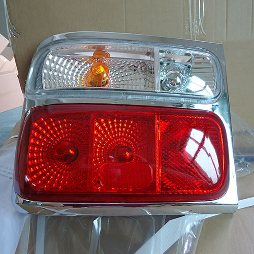 HC-B-2168 auto parts crystal led bus rear light tail light with chrome 