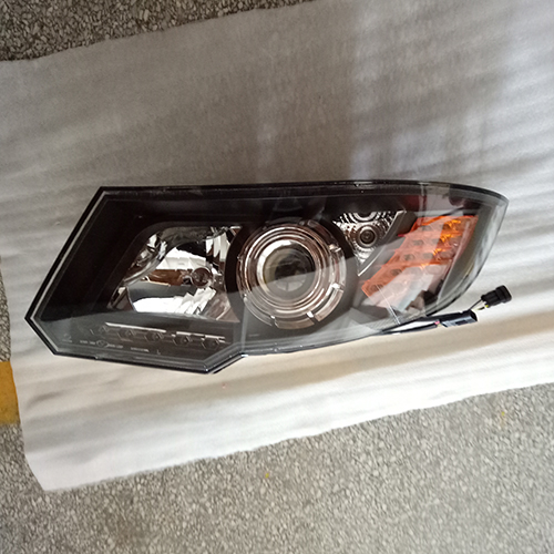 HC-B-1515-1 BUS HEADLIGHT BLACK WITH LED