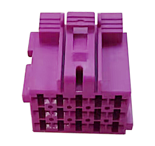  HC B 66164 Premium 18‑Pin Purple Electrical Connector Plug for Bus 