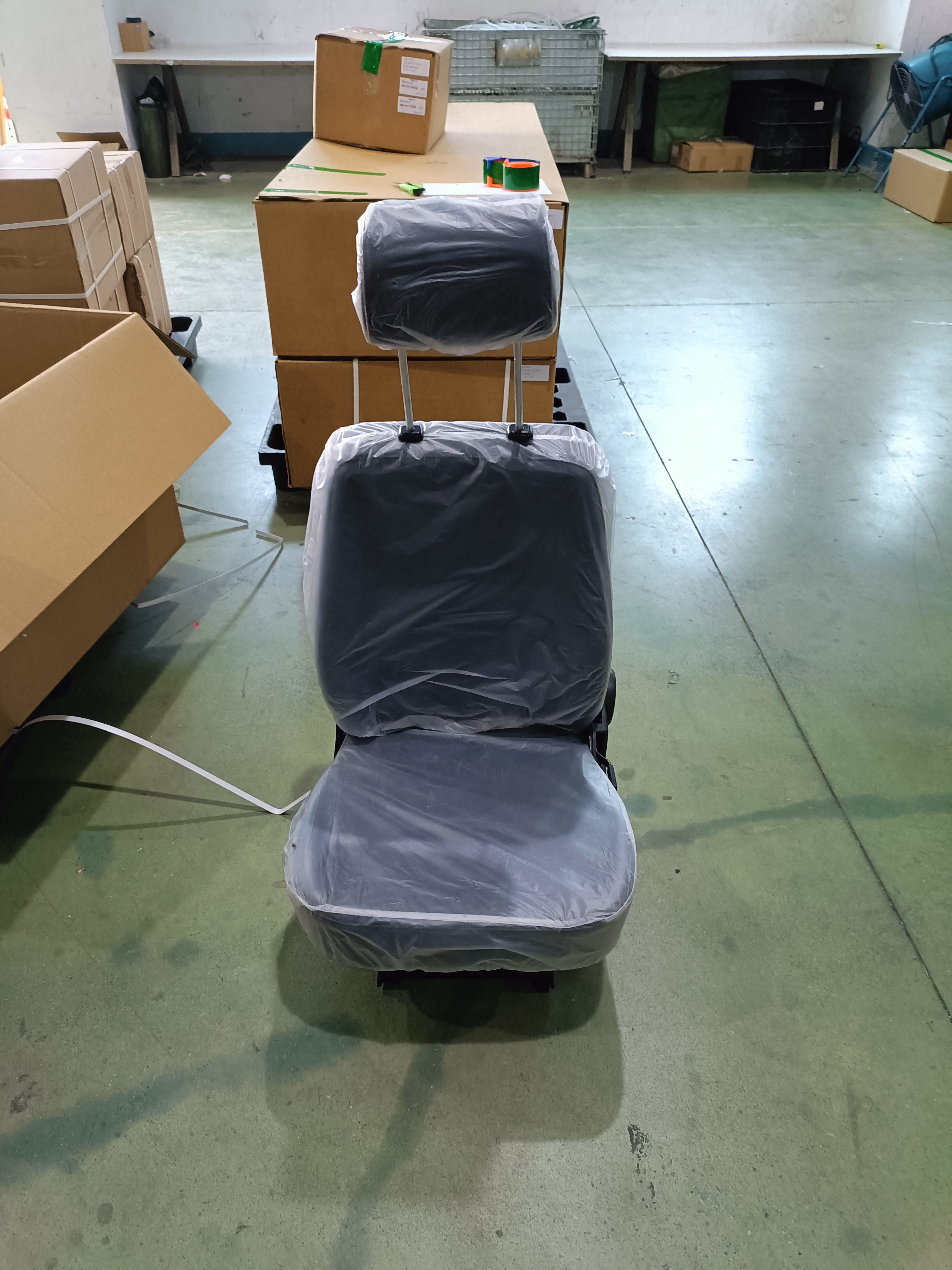 HC B 16076 2 Premium Black Upholstery Driver Seat for Bus 