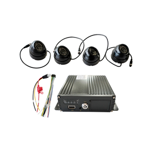 HC-B-63036-1 4-CH Full Set Mobile DVR Video Recorder Kit with 4PCS Waterproof Cameras for Car