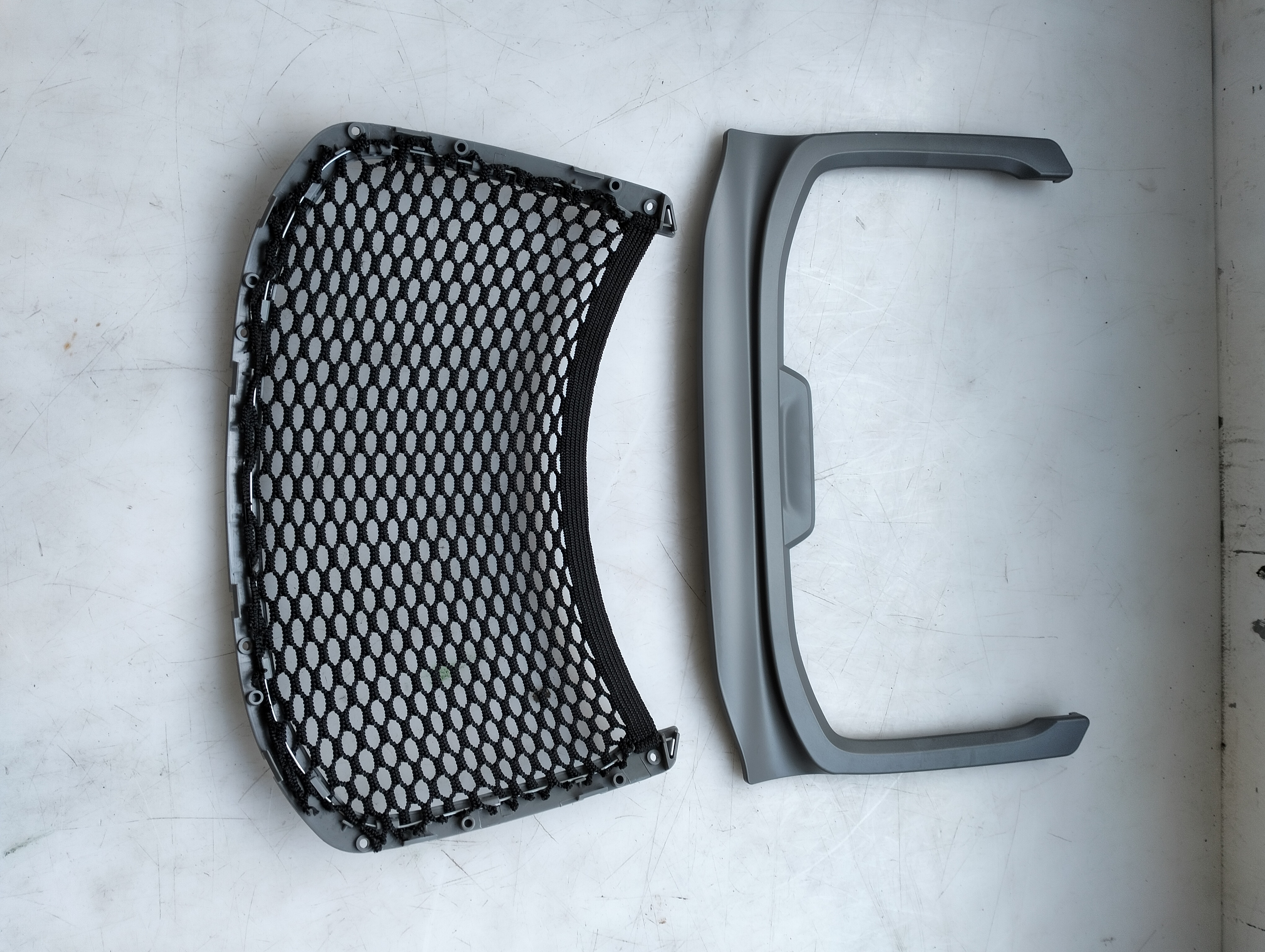 HC B 16414 Durable With Plastic Frame Storage Net Pocket for Bus