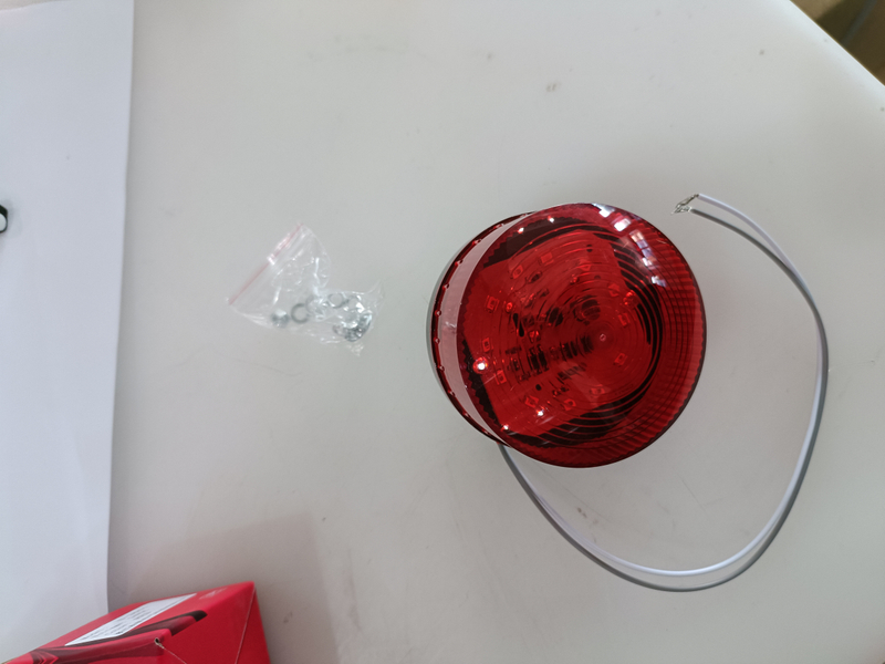 HC-B-55054 Round Red Flashing LED Warning Lamp for Bus & Commercial Vehicle