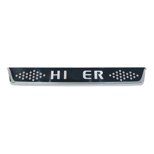 HC-B-24144 Anti-Fade Front Grille Emblem Trim for Bus OE 53LVV-07200-A03, Dimension 1396.16*58.27mm