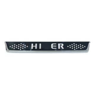 HC-B-24144 Anti-Fade Front Grille Emblem Trim for Bus OE 53LVV-07200-A03, Dimension 1396.16*58.27mm
