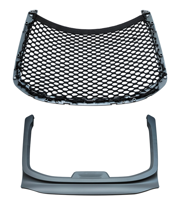 HC B 16414 Durable With Plastic Frame Storage Net Pocket for Bus