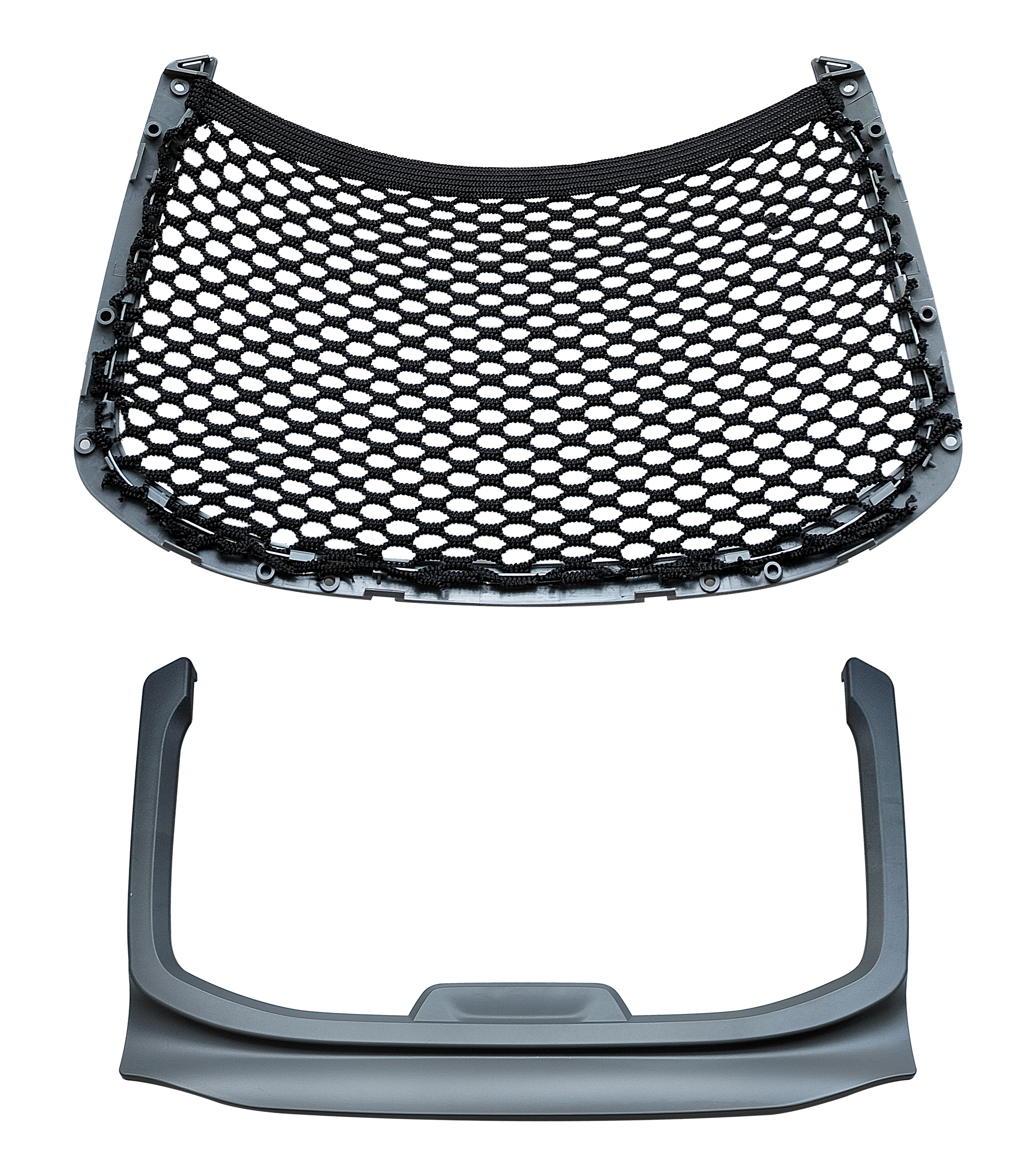 HC B 16414 Durable With Plastic Frame Storage Net Pocket for Bus