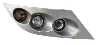 HC-B-1584-2 Hot Sale Durable Head Lamp With Chrome Frame 