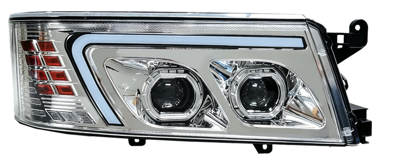 HC-B-1125-2 Dual Lens LED Head Lamp With DRL For Bus