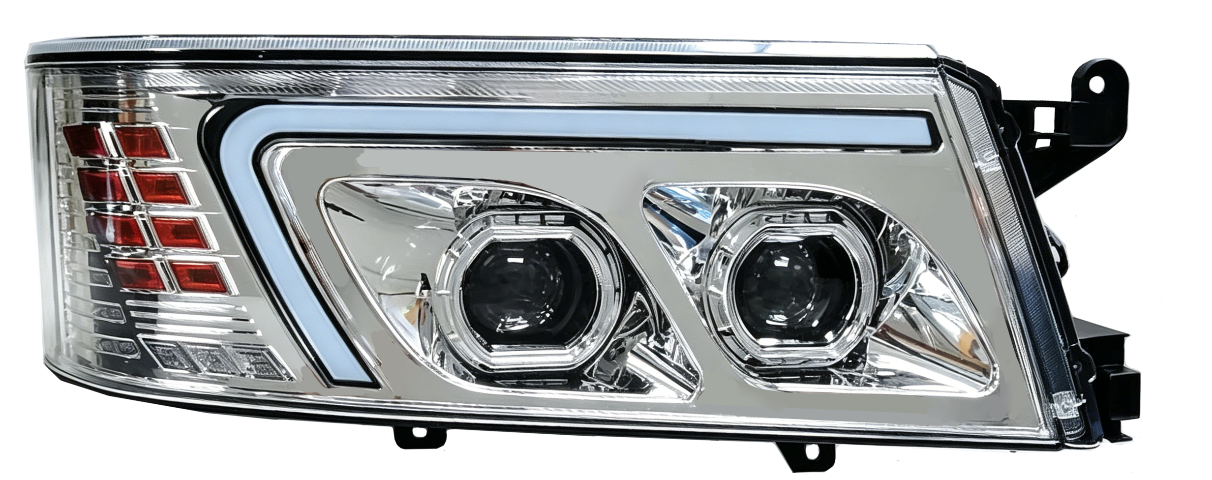 HC-B-1125-2 Dual Lens LED Head Lamp With DRL For Bus