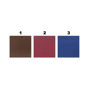HC-B-17077-1 BUS SEAT LEATHER FABRIC BROWN DARK RED DARK BLUE