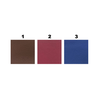 HC-B-17077-1 BUS SEAT LEATHER FABRIC BROWN DARK RED DARK BLUE