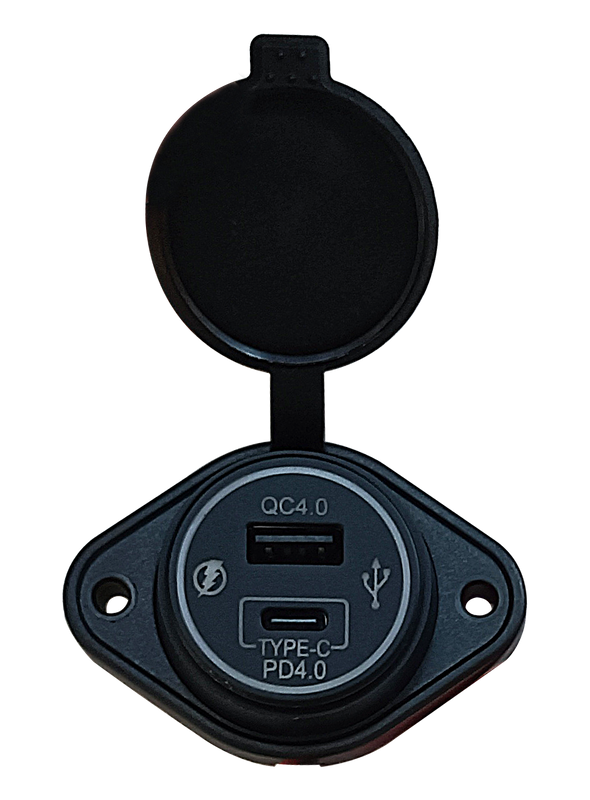 HC B 65046 1 Premium Dual USB‑A & Type‑C USB Charging Socket for Bus 