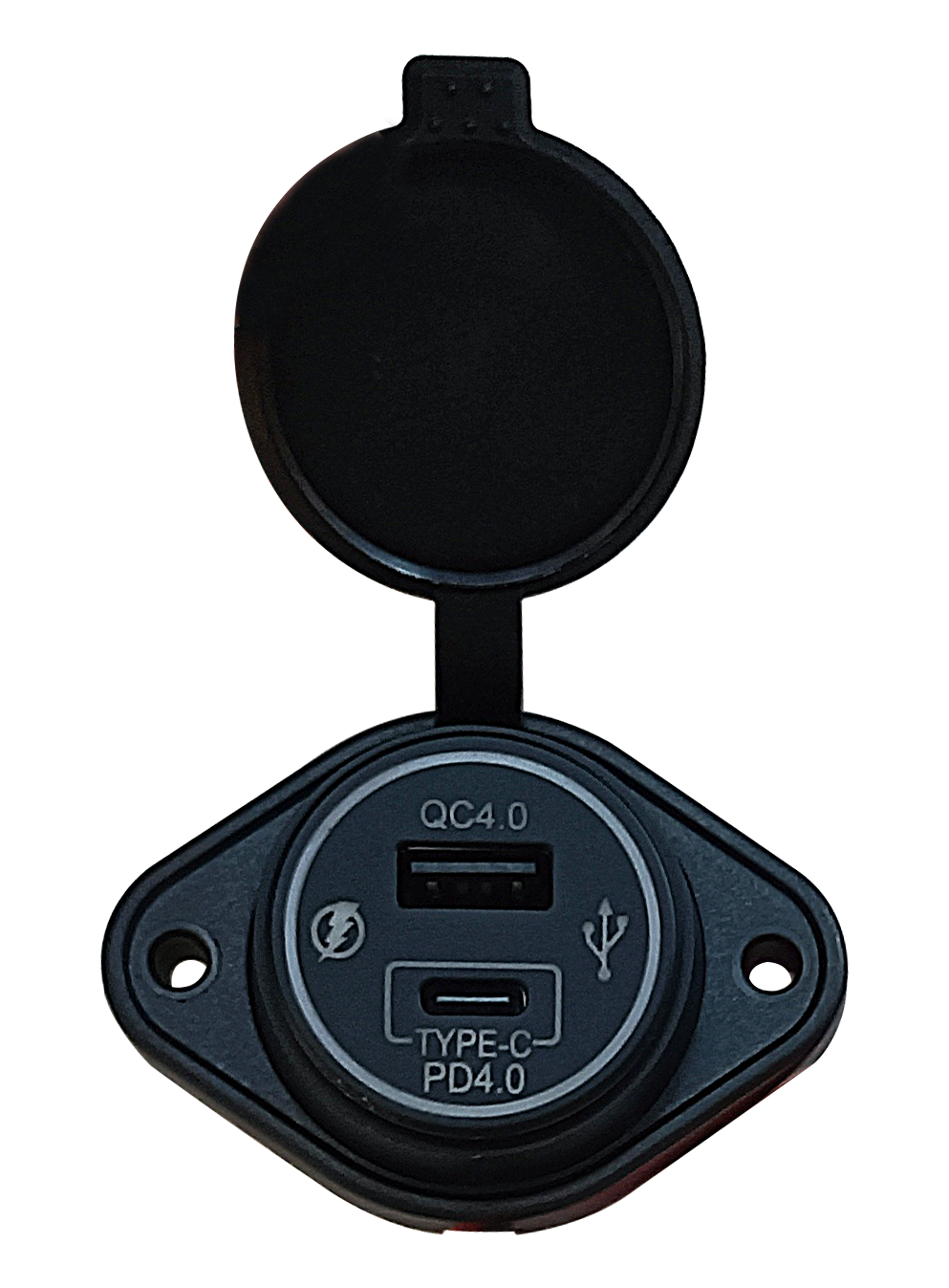 HC B 65046 1 Premium Dual USB‑A & Type‑C USB Charging Socket for Bus 