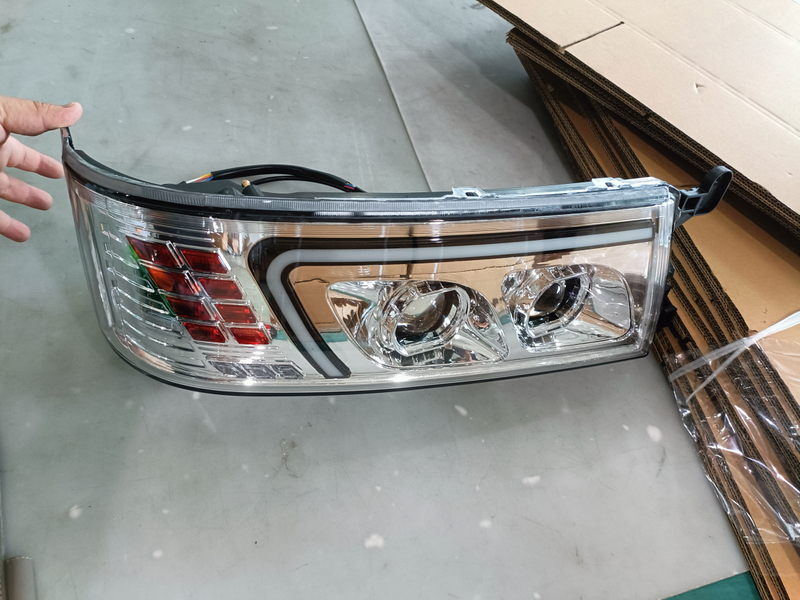 HC-B-1125-2 Dual Lens LED Head Lamp With DRL For Bus