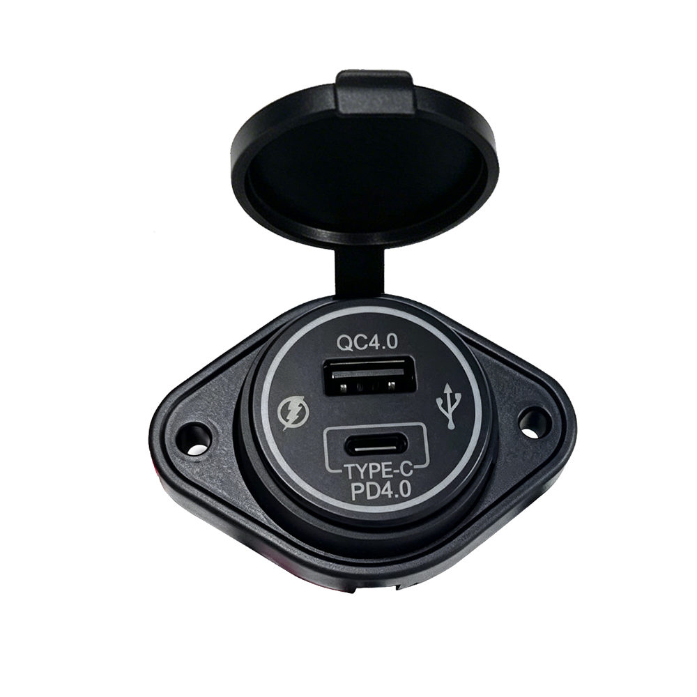 HC B 65046 1 Premium Dual USB‑A & Type‑C USB Charging Socket for Bus 