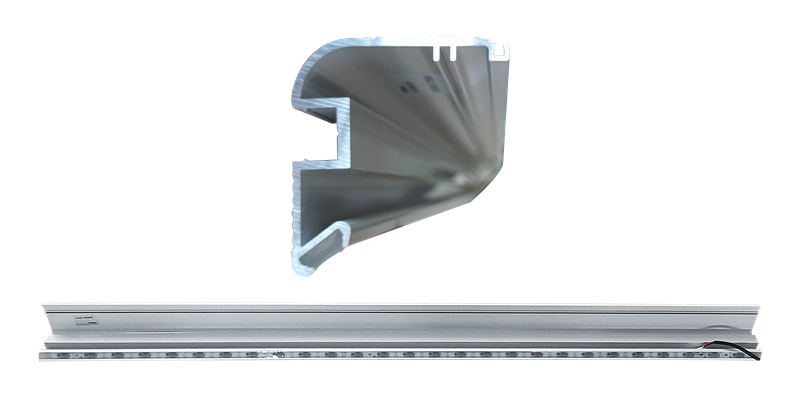 HC-B-15404-1 Waterproof Snap-in LED Window Edge Light Strip for Bus Interior Decor & Safety Warning
