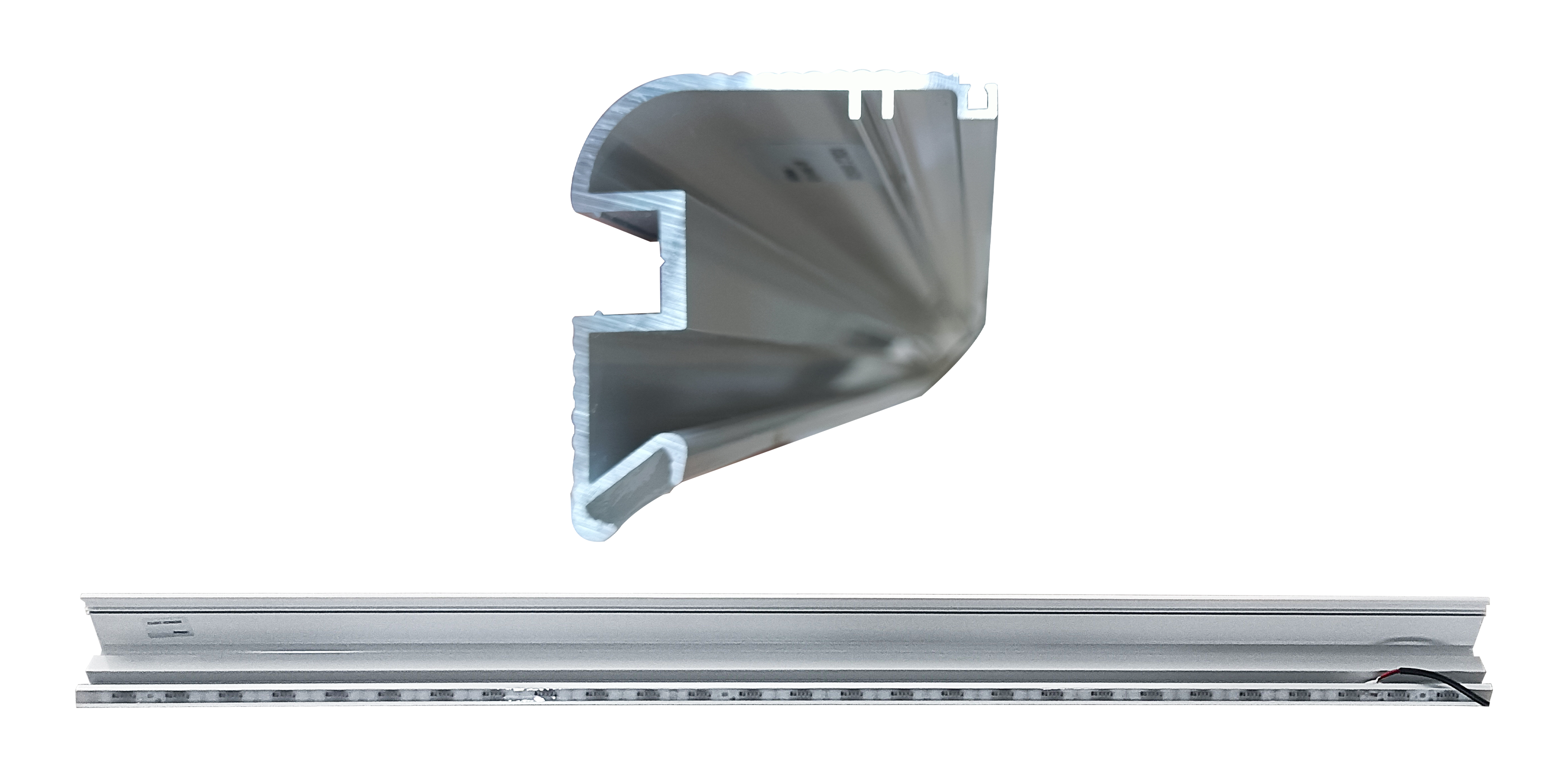 HC-B-15404-1 Waterproof Snap-in LED Window Edge Light Strip for Bus Interior Decor & Safety Warning