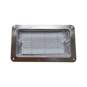 HC-B-15032 AUTO BUS BODY SPART PARTS TOP LAMP CEILING LIGHT 240*140 STAINLESS STEEL
