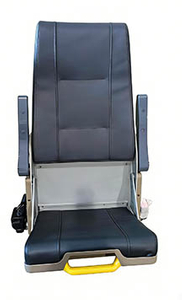 HC-B-16434 Heavy-Duty Ergonomic Bus Seat with Adjustable Armrest for Passenger Bus