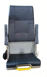 HC-B-16434 Heavy-Duty Ergonomic Bus Seat with Adjustable Armrest for Passenger Bus
