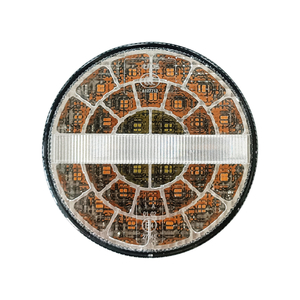 HC-B-29086 Durable E-Mark Waterproof LED Front Turn Signal Light for Bus, Dia 85mm